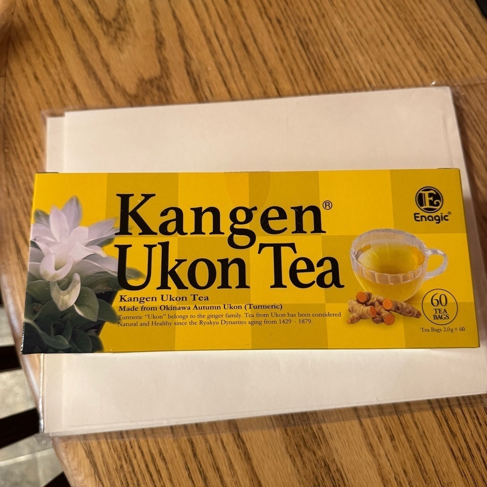 Enagic Kangen Ukon Tea – 60 Tea Bags – Brand New & Sealed